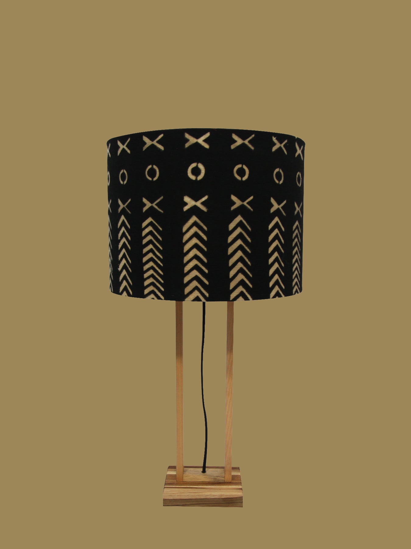 Bogolan night table lamp